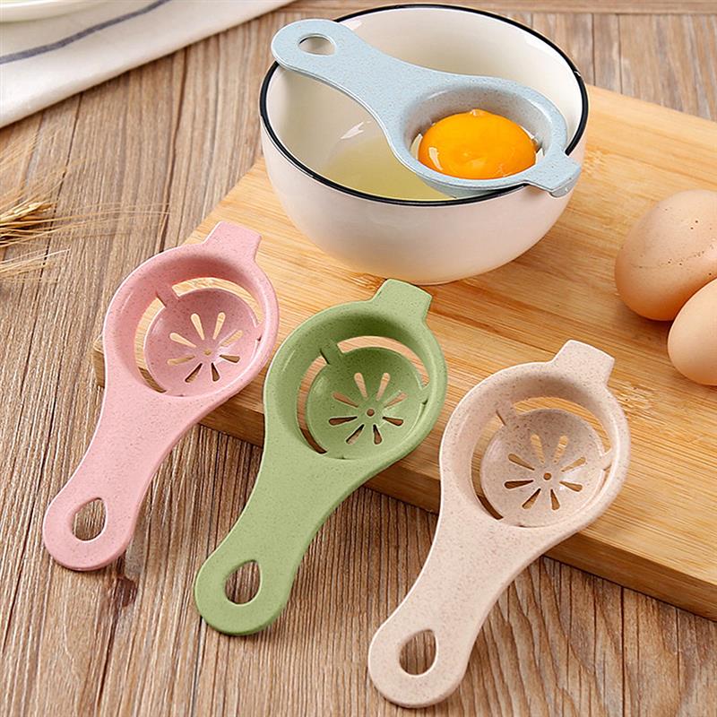 Hvete halm eggehvite separator egg klar egg filter kjøkken matlaging egg gadgets holdbar egg skiller matkvalitet kjøkken gadgets