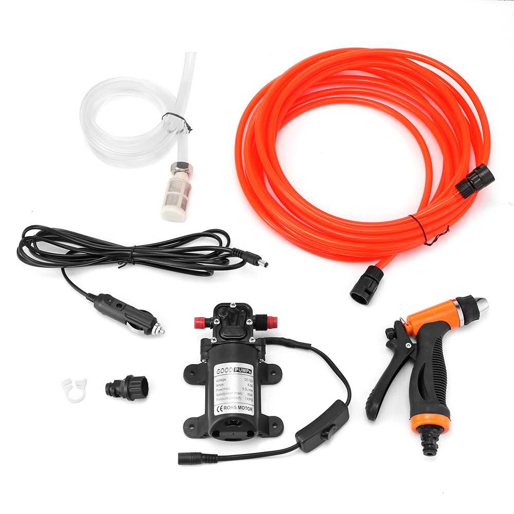 Kit de bomba lavadora carro 80w 130psi alta pressão lavagem kit sistema da bomba energia para a janela do animal estimação marinha ar condicionado limpeza