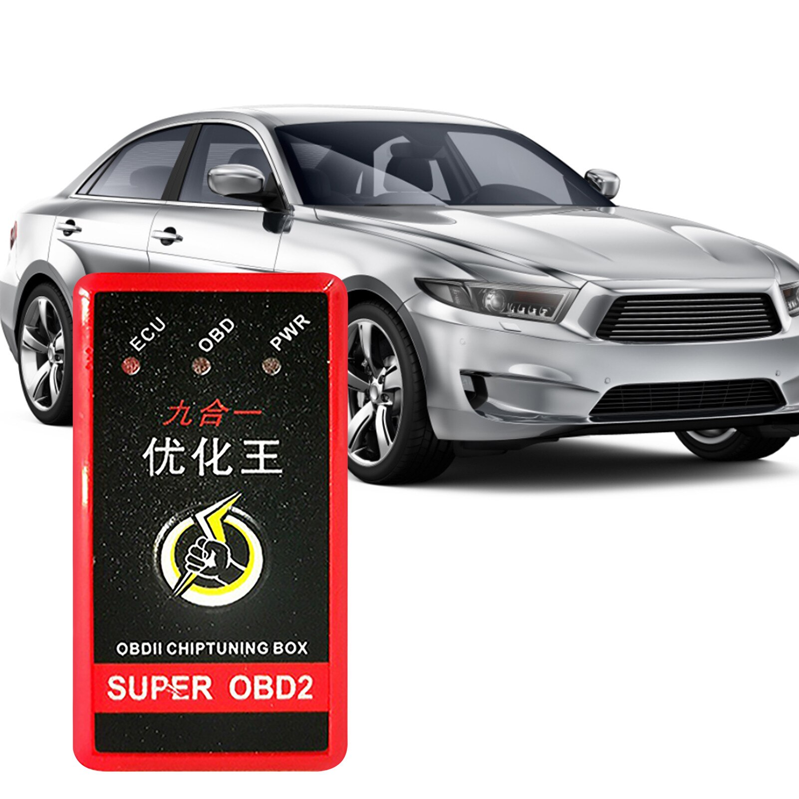 Caja de ajuste de Chip de rendimiento ECO OBD2, Ahorrador de combustible para coche, más potencia, par Nitro OBD 2 ECOOBD2, ahorro de Gas diésel, benzina: Red