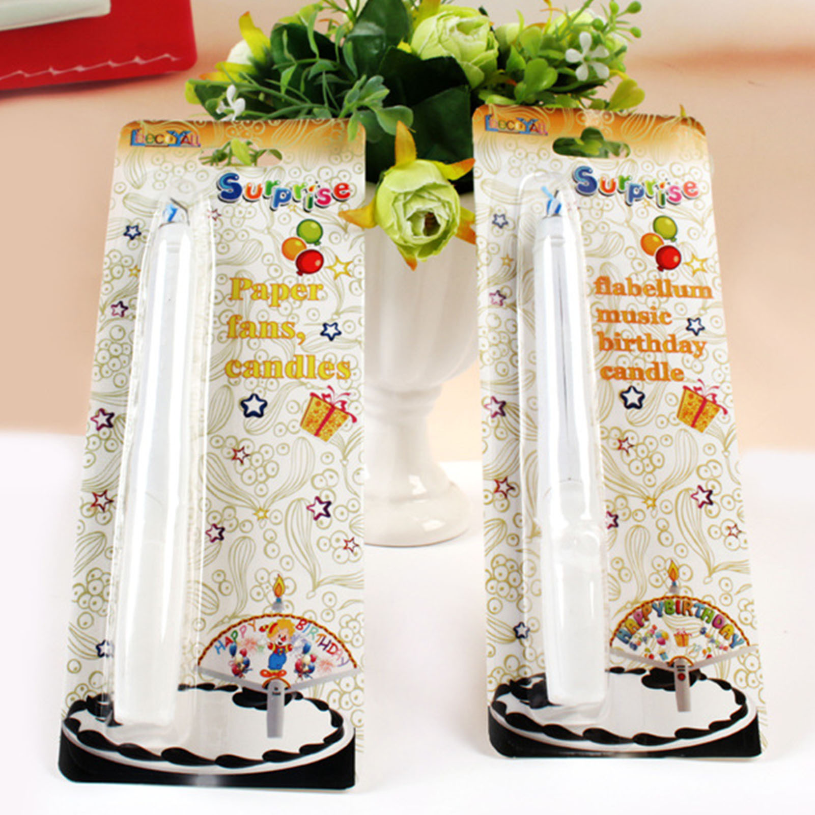Bougie d'anniversaire avec bannière de fan Joker, matériau sûr, bougies à motif de clown au unique pour décorer une gâteau de fête à thème d'anniversaire