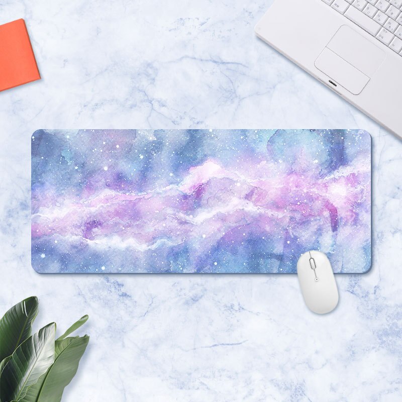 Grand tapis de bureau en marbre tapis de souris Gamer kawaii tapis de bureau clavier d'ordinateur Table décoration couverture tapis souris tapis de souris: 26