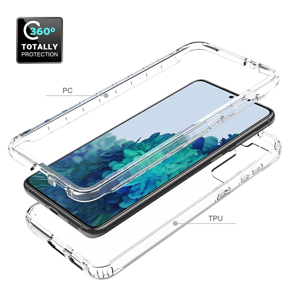3 en 1 dégradé Transparent coque arrière pour Samsung Galaxy S30 Plus S30 Ultra quatre coins Airbag couverture antichoc