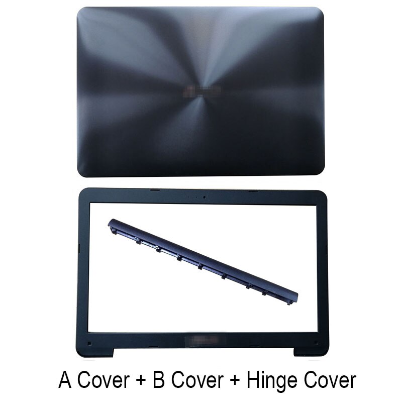 Dla ASUS A555 X555 Y583 W509 F554 F555 K555 X554 R556 Laptop LCD tylna pokrywa przednia bezel zawiasy pokrywa podpórce pod nadgarstki dolny futerał: AB Hinge Cover
