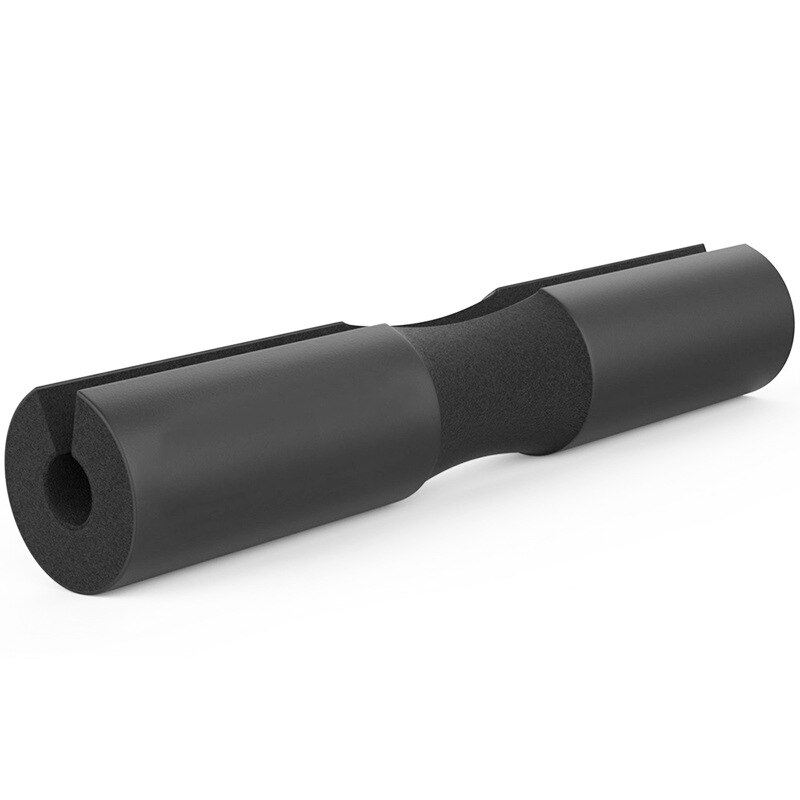 Vægtstangspude squat pad bar pad hofte stød pude til skulder nakke støtte vægtløftning glute bridge gym vægt udstyr: Sort