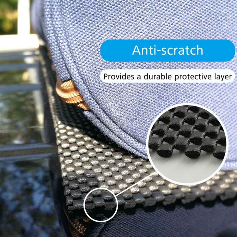 1PC Protective Universal Black Anti-Slip Car Roof Cargo Carrier Mat for Roof Bag Home Garage