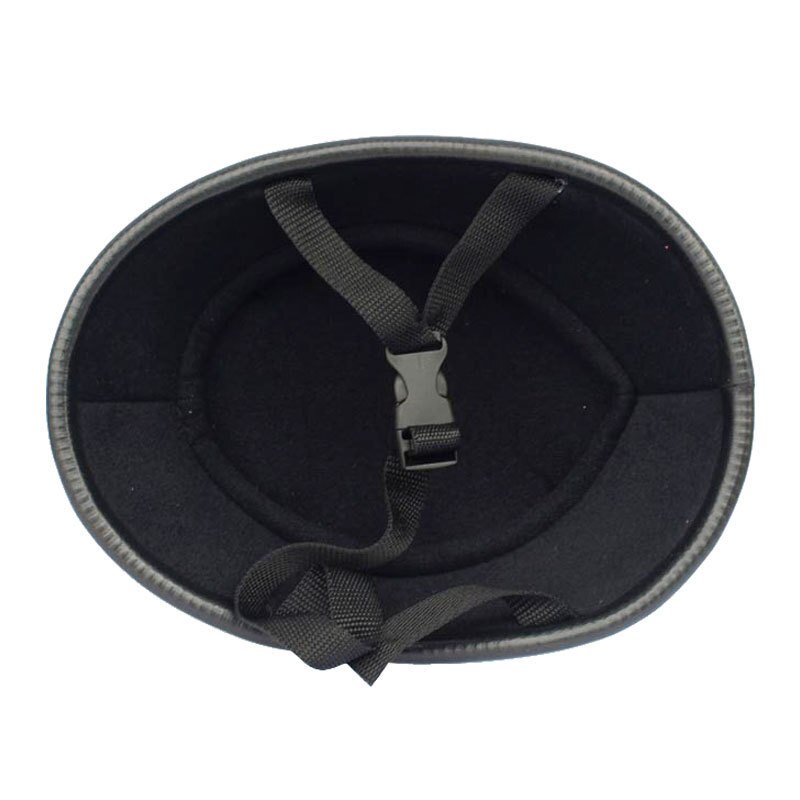 Matte Black Motorcycle Half Helm Schedel Cap Low Profile Voor Chopper