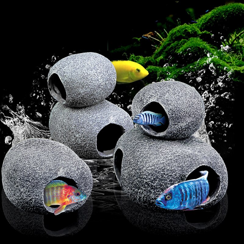 Décor de Terrarium, cachette, lézard, serpent, tortue, repos, grotte, Reptile, maison, se prélasser, enclos, Aquarium, aménagement paysager