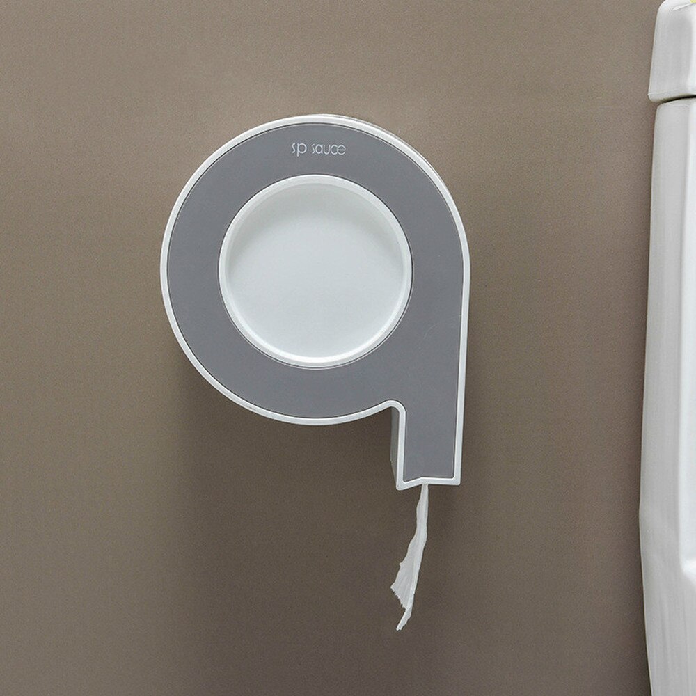 Porta papel higiénico importado de Japón, portarrollos de papel higiénico montados en pared para baño, caja de almacenamiento de plástico para papel higiénico