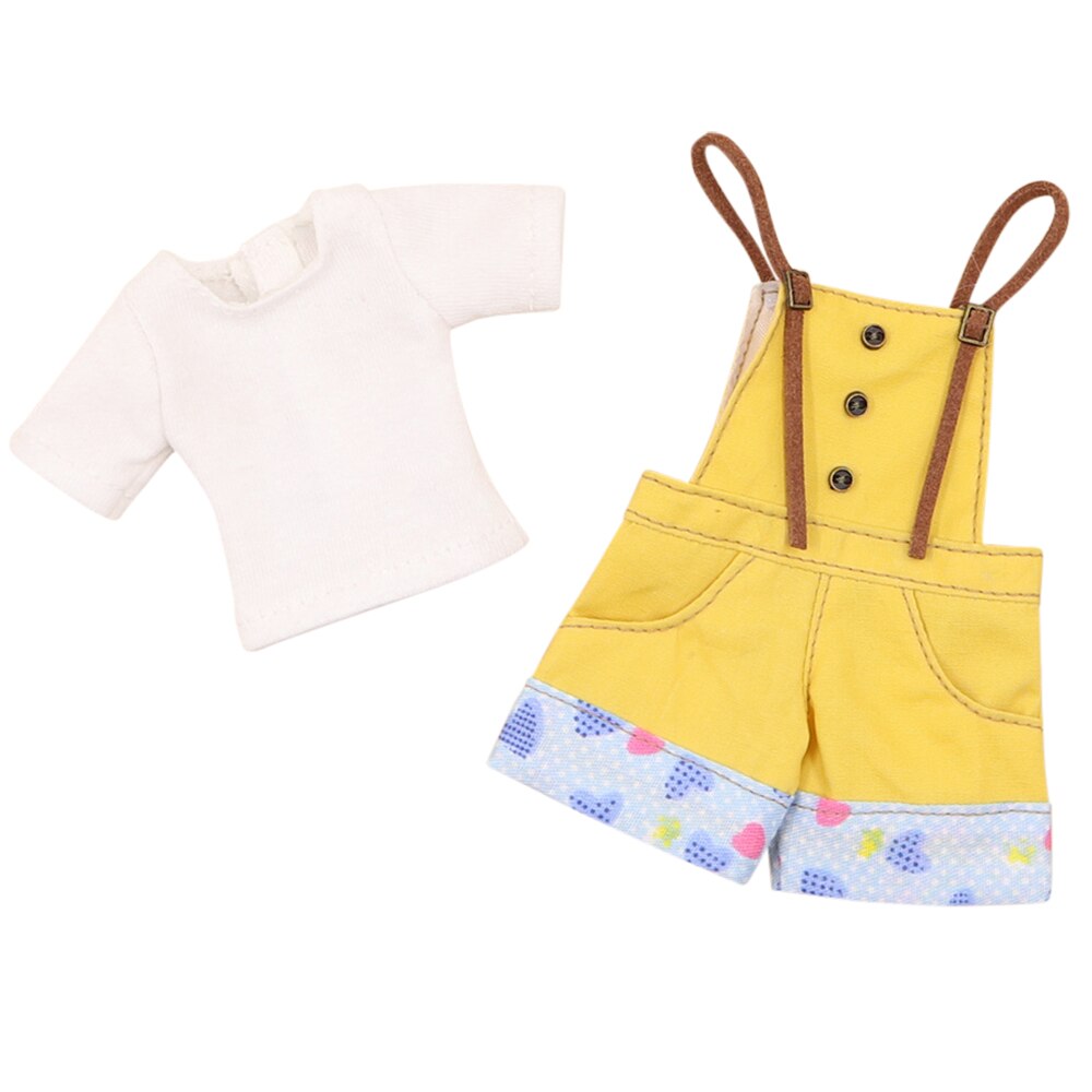 Dbs 1/6 blyth dukke isete dbs ledd kropp klær stropper jumpsuit shorts uformell stil: Klær f