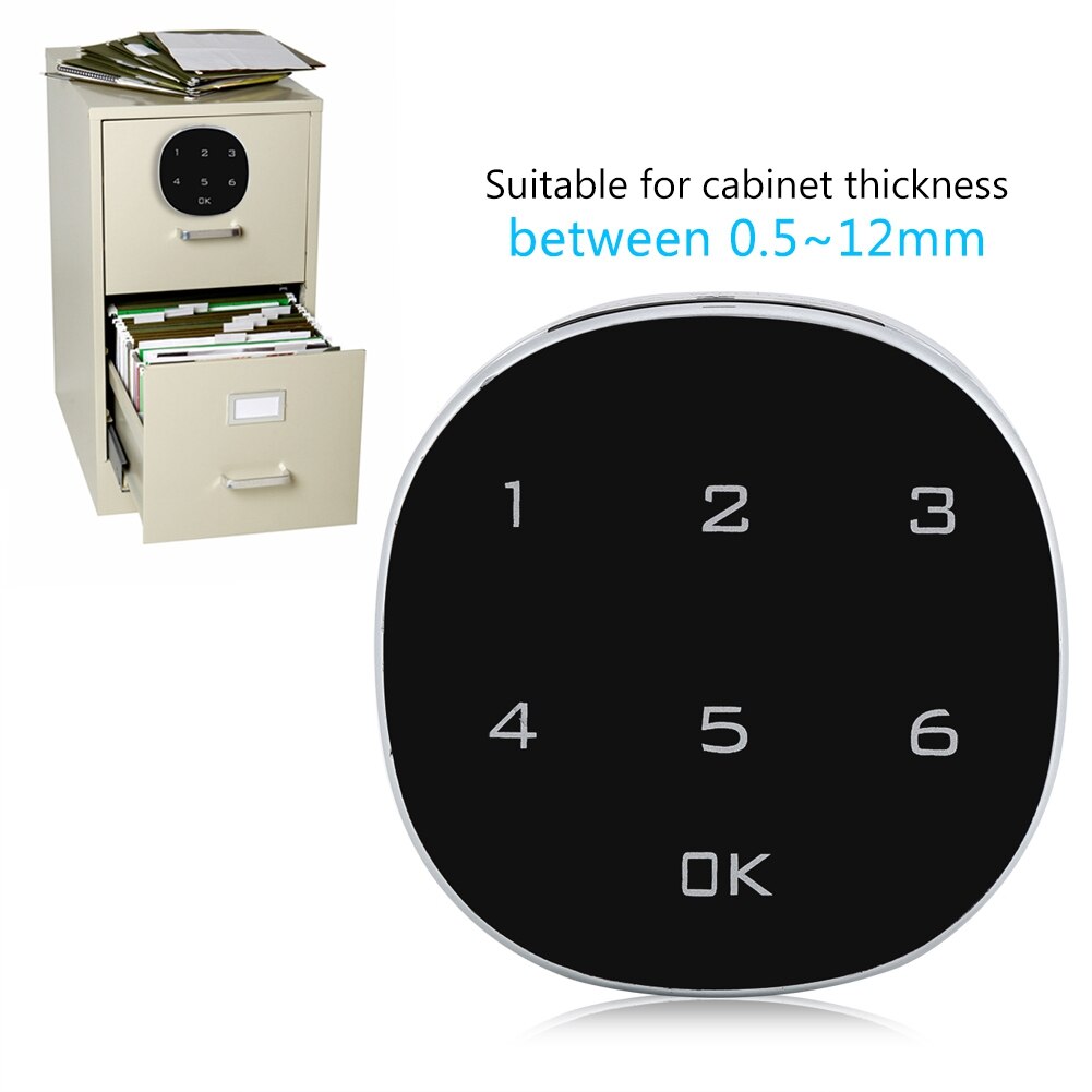 Kabinet sikker lås digital zink legering kode kombination kam kabinet praktisk adgangskode sikker lås til møbler hardware