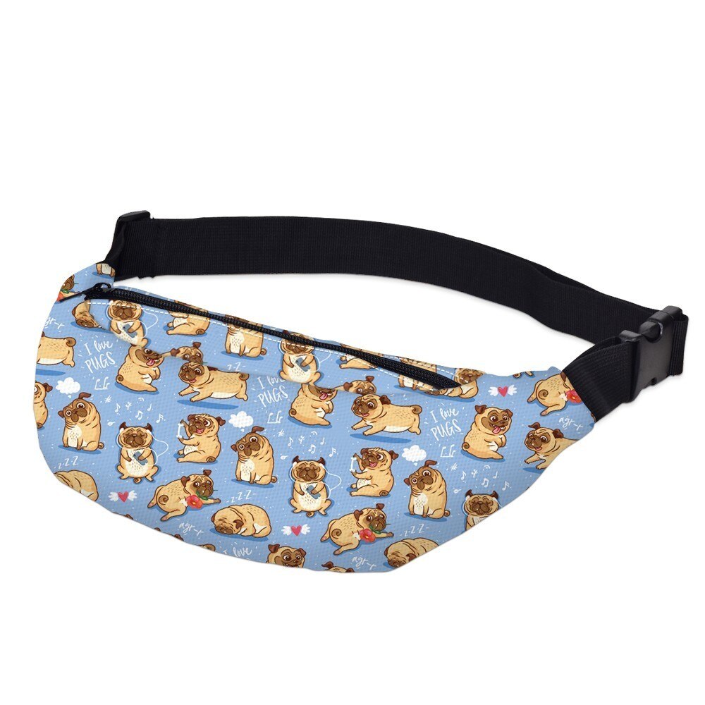 Deanfun Printing Space UFO Alpaca Fanny Pack Woman Waterproof Llama Waist Pack Man Bum Bag Women for Travel YB-49: YB-59-00041
