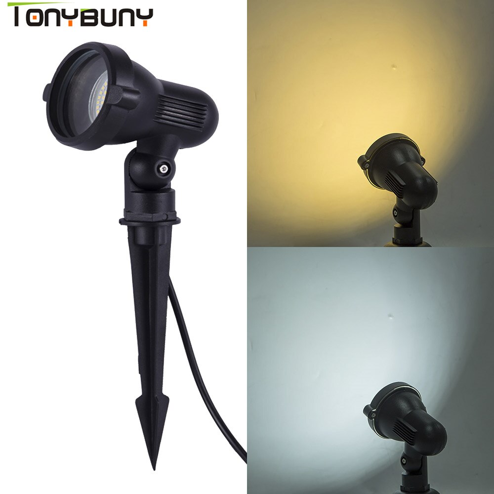 Decorative led outdoor spotlight 3W 5W 7W 9W waterproof IP65 led spot light 110V 220V garden outdoor led spike light