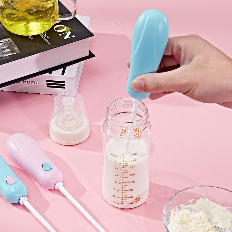 Mini Melk Blender Melkpoeder Blender Draagbare Handheld Elektrische Melkopschuimer Garde Blender Blender Huishoudelijke Babyvoeding