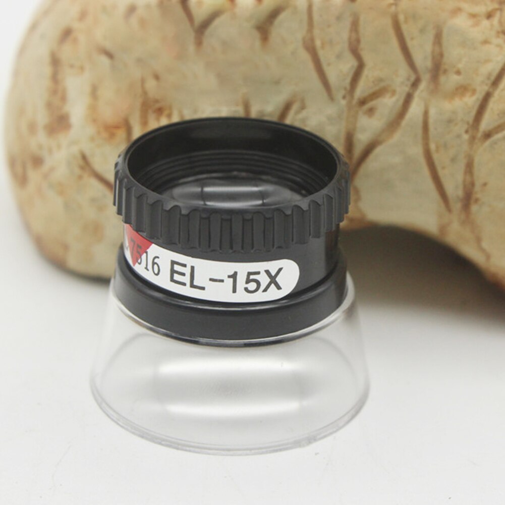 Pocket Reading Draagbare Cilinder Eye Loep Vergrootglas Afdrukken Tool Juwelier Reparatie Glas Desktop Professionele 15X
