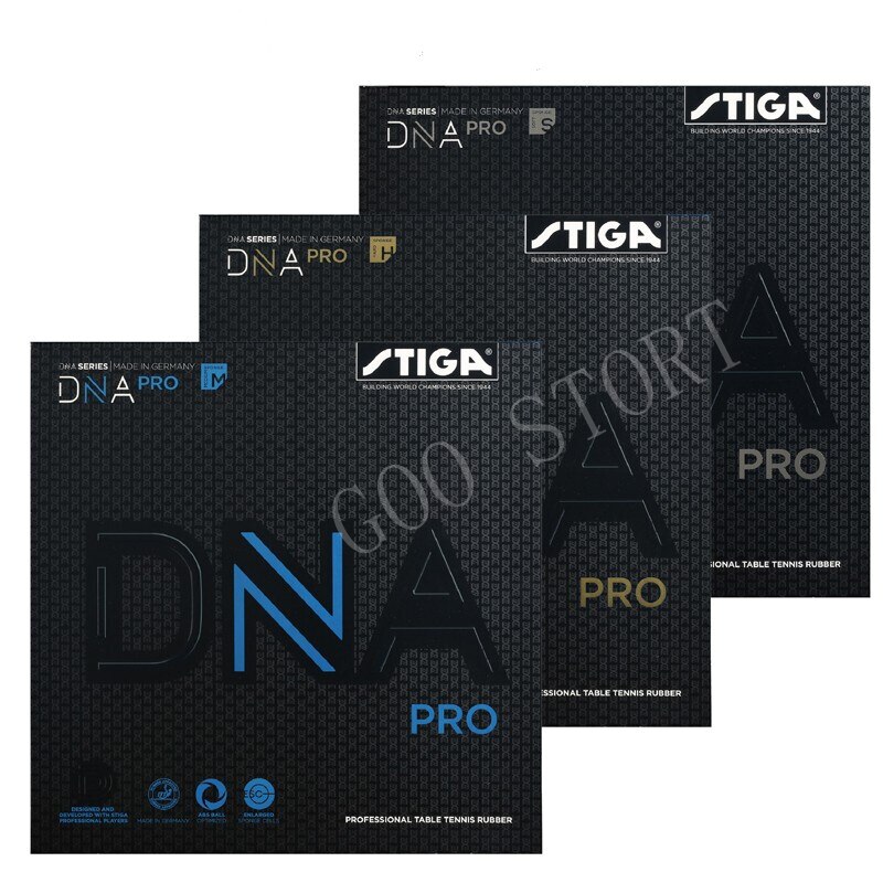 STIGA DNA PRO M DNA PRO H DNA PRO S Table Tennis Rubber Pips-in Original STIGA DNA Ping Pong Sponge
