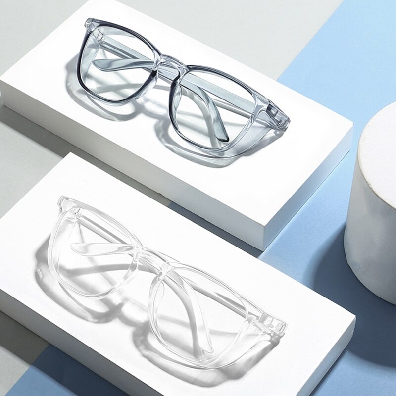 Transparente ventilado óculos de segurança claro proteção para os olhos anti nevoeiro óculos de proteção anti poeira laboratório trabalho 449e