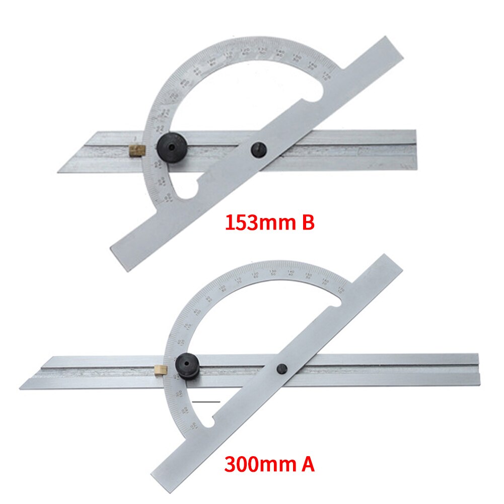 10-170 Degree Measuring Tool Stainless Steel Portable Clear Scale Angle Ruler Multifunction Woodworking Adjustable Protractor