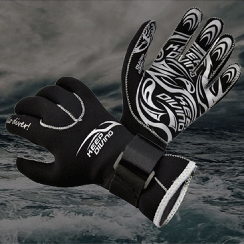 Guantes de neopreno de 3MM para hombre y mujer, equipo de buceo, antiarañazos, mantiene el calor, para surf y Deportes de buceo, novedad