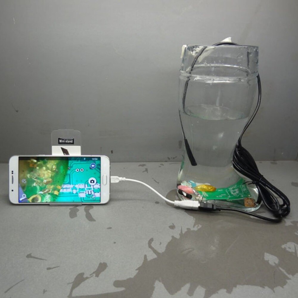 2M 10mm Lens HD 720P CMOS Waterproof USB Ear Endoscope 4 LED Pipe Inspection Camera Endoscope Snake Tube For Android Phone PC