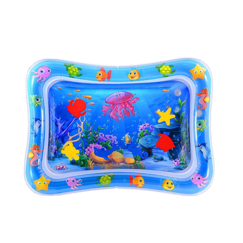 Sea Animal Print Baby Opblaasbare Speelkleed Baby Speelgoed Voor Pasgeboren Jongen Meisje Water A2UB