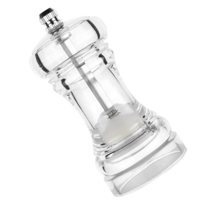 Acrylic Transparent Pepper Grinder Manual Pepper Grinder Ceramic Core Multi-purpose Seasoning Bottle For Kitchen Mills