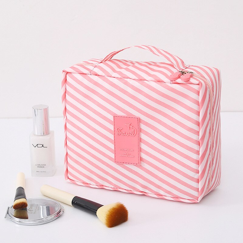 Bolsa Neceser de viaje para cosméticos, bolsos de maquillaje para mujeres, organizador de artículos de tocador, resistente al agua, almacenamiento femenino, estuches de maquillaje