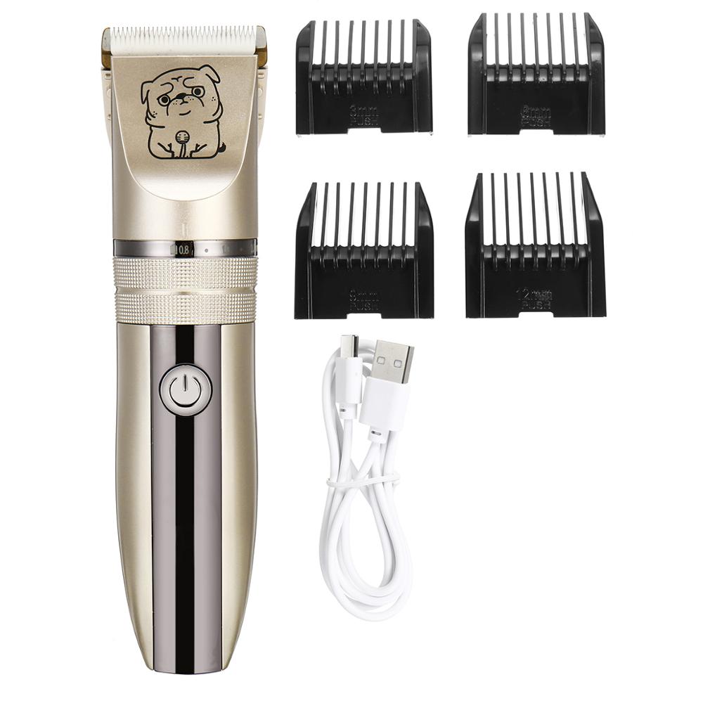 Low-noise Pet Hair Trimmer Clipper Remover Cutter Dog Grooming Cat Dog Hair Trimmer Electrical Pets Haircut Machine: Type I
