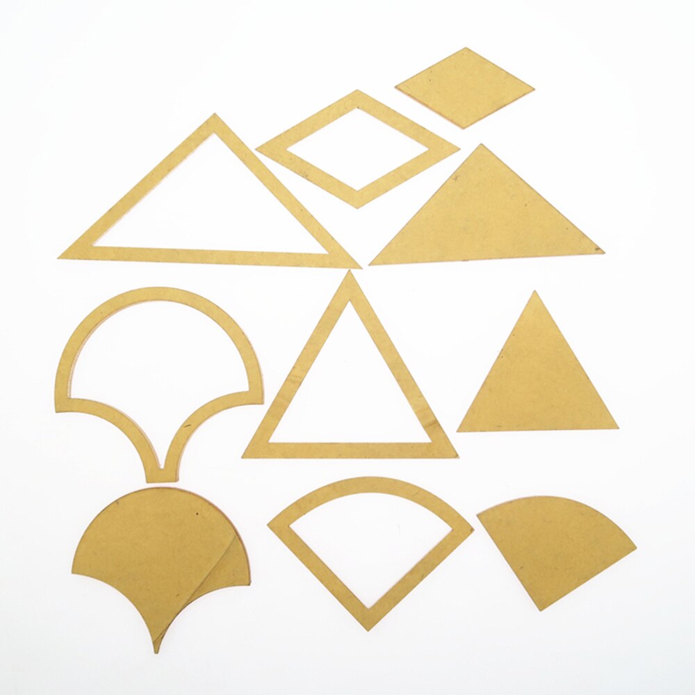 27pcs Quilting Templates Multi Pattern Transparent Quilting Tool Sewing Templates for Embroidery