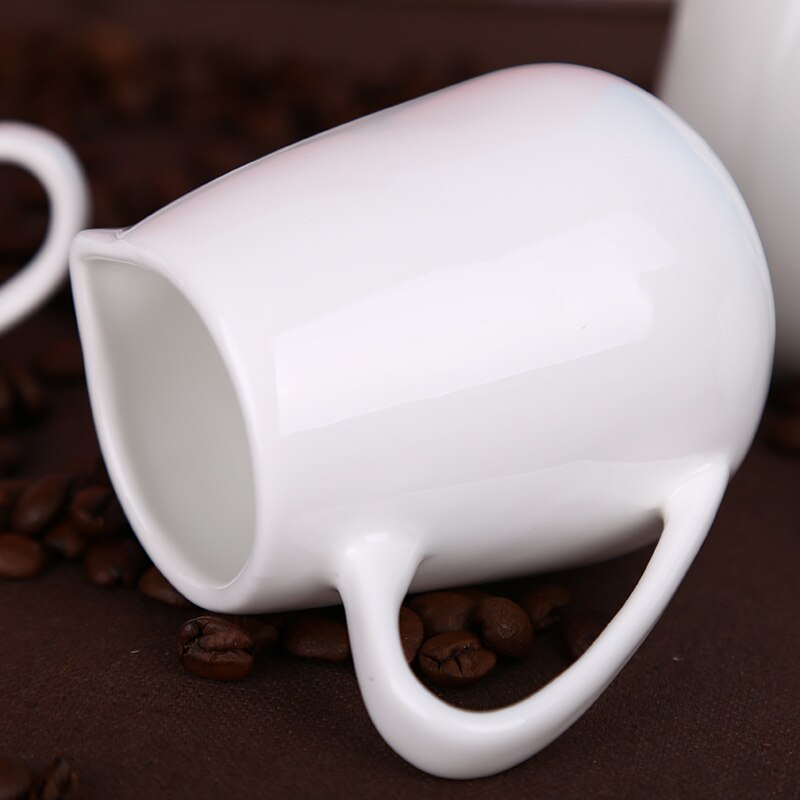 Creamer Tank Melk Kan Cup Honing Jar Koffie Containerjug Latte Melk Opschuimen Jug Pitcher Hand-held Espresso Pitcher Barista craft