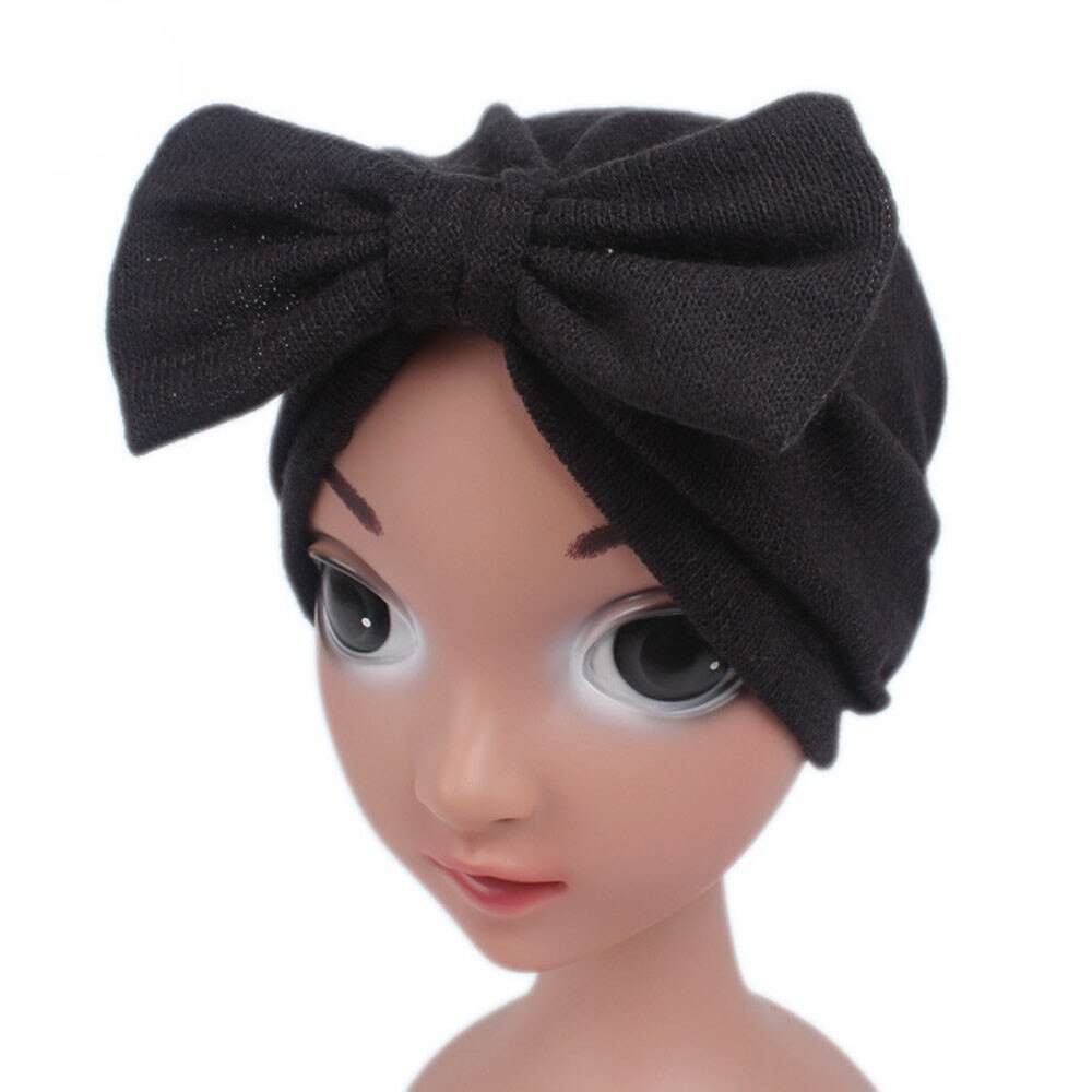 Children Baby Girls Boho Hat Beanie Scarf Turban Head Wrap Cap Hair Band Accessories Headwear Hair Accessories Suit 0-24M