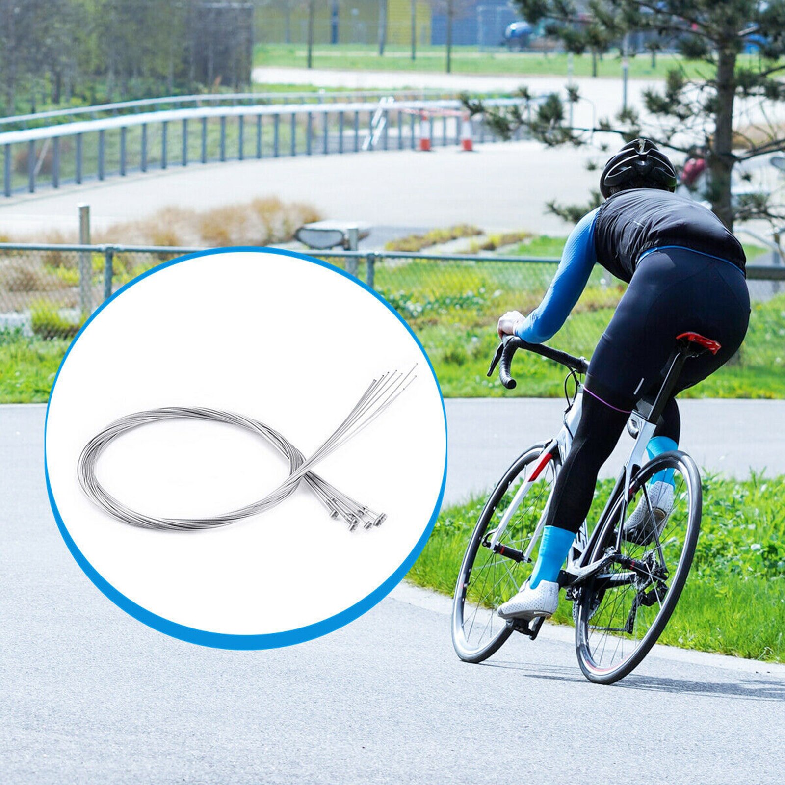 10PCS Bike Shift Brake Cable, Premium Bike Shifter Cables, Bicycle Shift Wire Kit for Mountain, Road City Bicycle