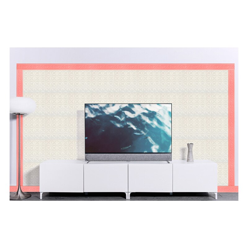 Self Adhesive 3D Foam Wall Stickers Waterproof Baseboard Wallpaper Border Wall Sticker Living Room Bedroom House Decorations