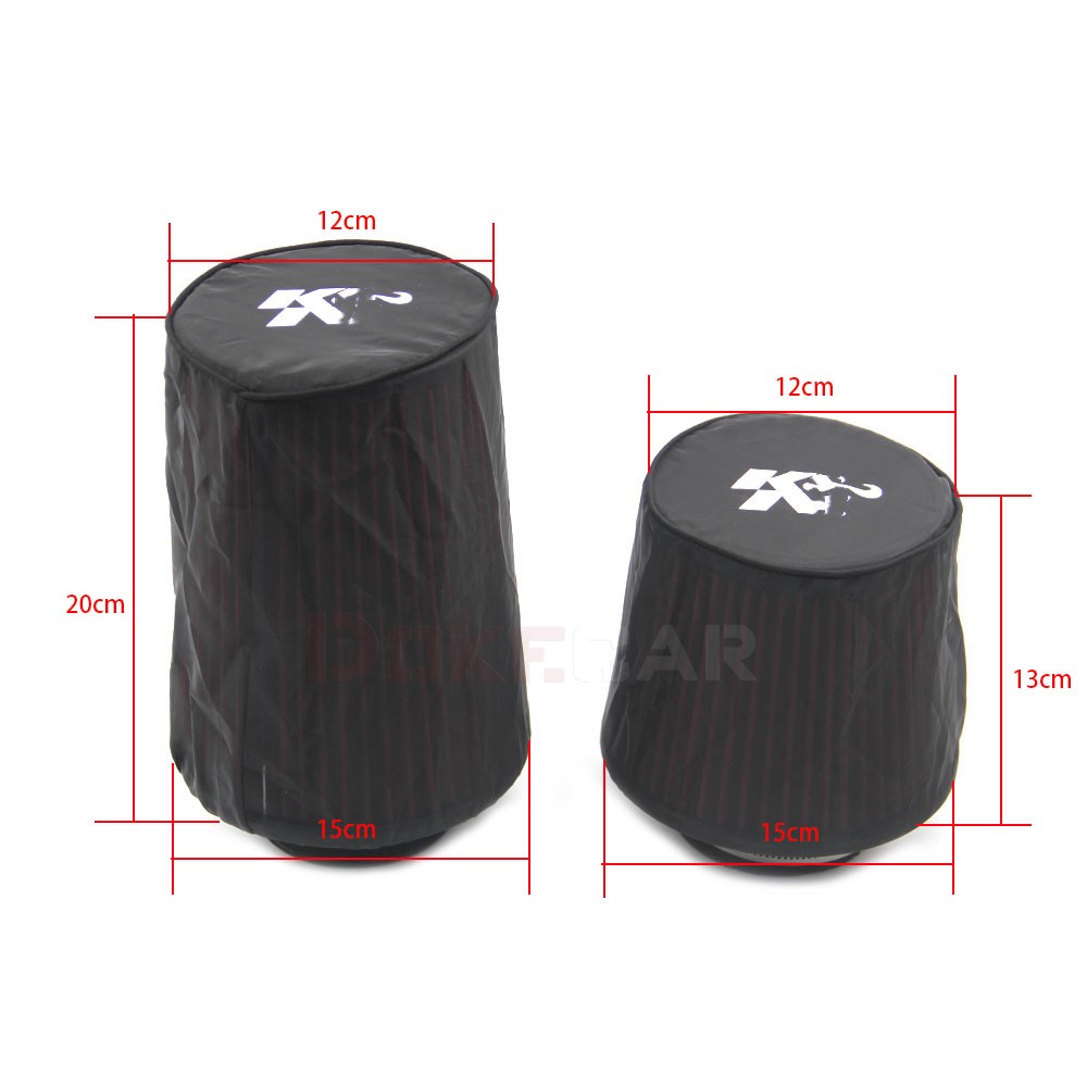 Coperchio protettivo del filtro dell'aria impermeabile antiolio antipolvere per filtri di aspirazione dell'aria ad alto flusso coperchio del filtro dell'aria