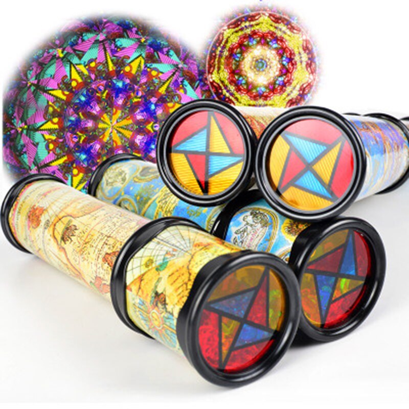 Große Skalierbare Rotierenden Kaleidoscopes Erweiterte Rotation Einstellbar Phantasie Farbige Welt Baby Pädagogisches Kinder Autismus Kid Spielzeug