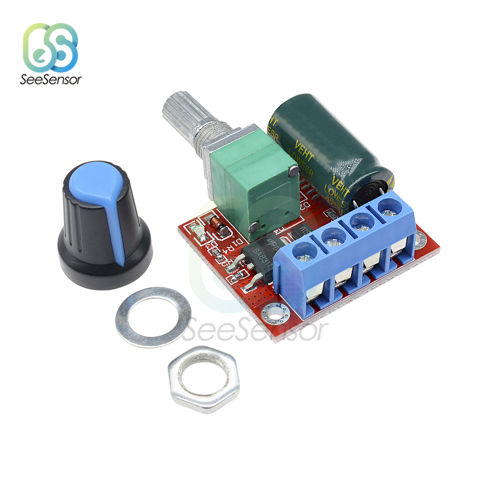 5A 90W PWM 12V DC Motor Speed Controller Module DC-DC 4.5V-35V Adjustable Speed Regulator Control Governor Switch 24V