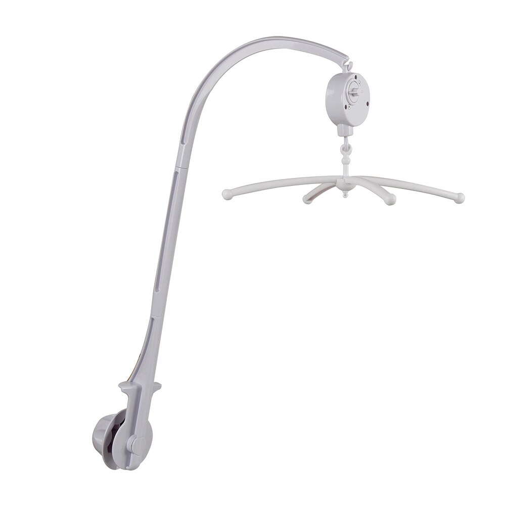 DIY Baby Krippe Weiß Rasseln Halterung einstellen Baby Krippe Handy, Mobiltelefon Bett Glocke Halfter Spielzeug Kleinkind Arm Halterung Wind-hoch musik Kasten Hängen Stand: Ursprünglich Titel