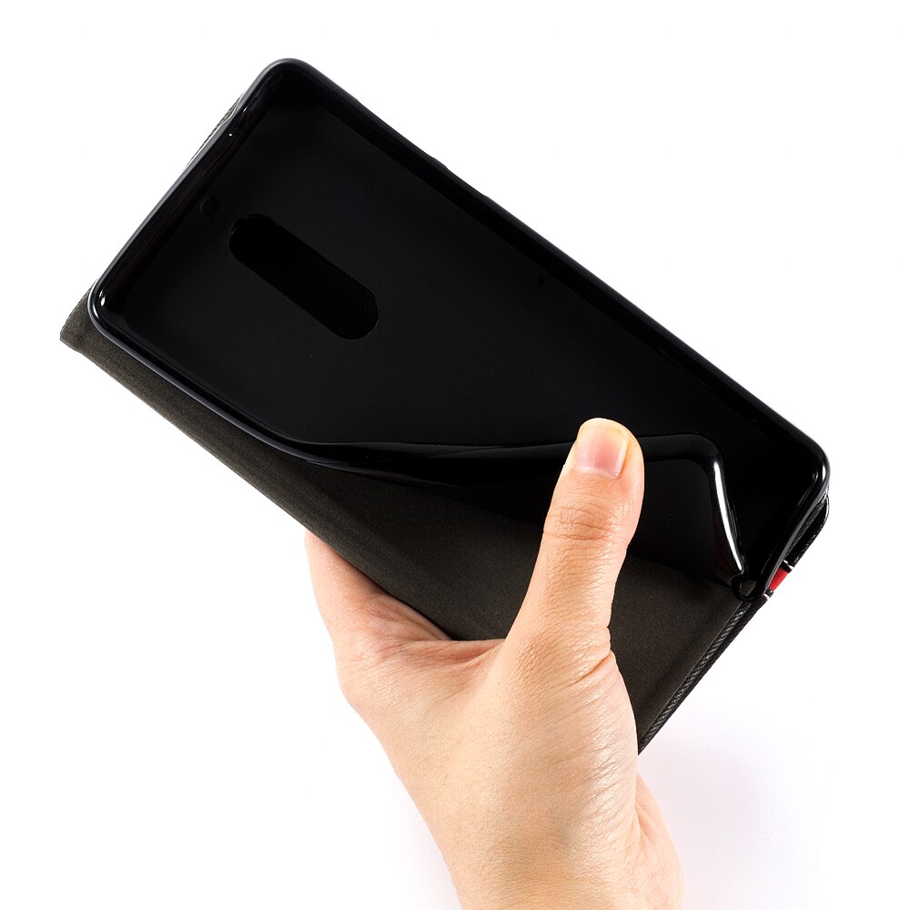 Pu Lederen Telefoon Geval Voor Nokia 5 Flip Case Voor Nokia 5.1 Business Case Voor Nokia 5.1 Plus Zachte Tpu silicone Cover