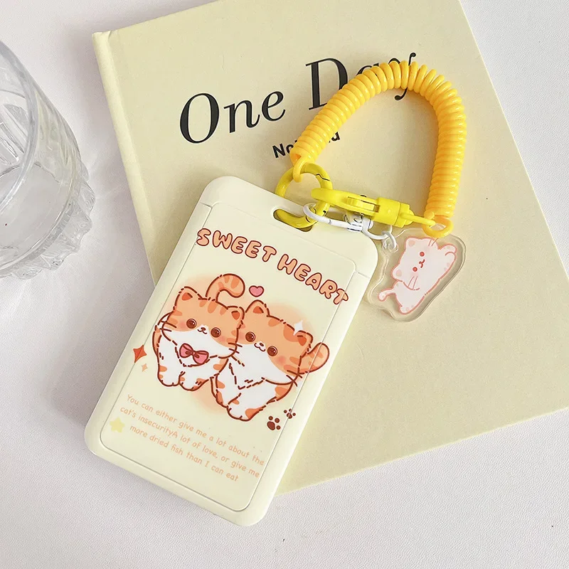 Porta carte per autobus ID studenti Porta carte tulipano orso coniglio con corda elastica Protezioni per carte di credito Custodia per carte bancarie rosa: Cielo Blu