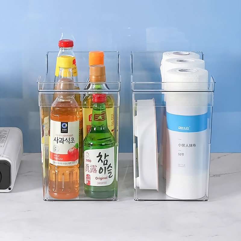 Cabinet Storage Rack Box Basket With Pulley Wheel Kitchen Sink Refrigerator Organizer Fruits Vegetables Pots Lid Containers