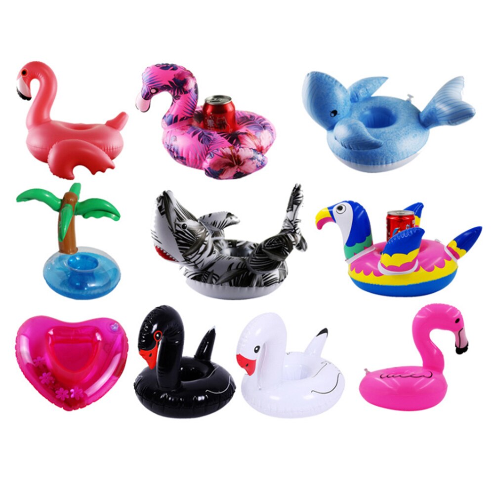 Swimming Cup Seat Float Water Toy Drink Cup Holder Animal Plant Summer Pool Accessories