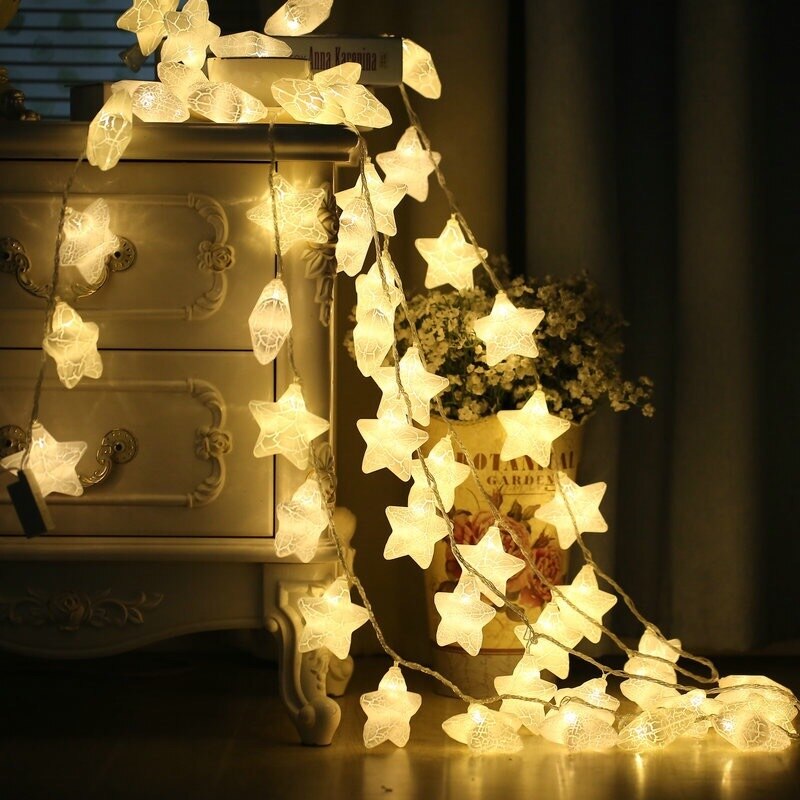 Guirlande Lumineuse Photo 1.5m 10 LEDs – Clip Photos & Notes – Alimentation Piles – Décoration Intérieur/Extérieur – Blanc Chaud