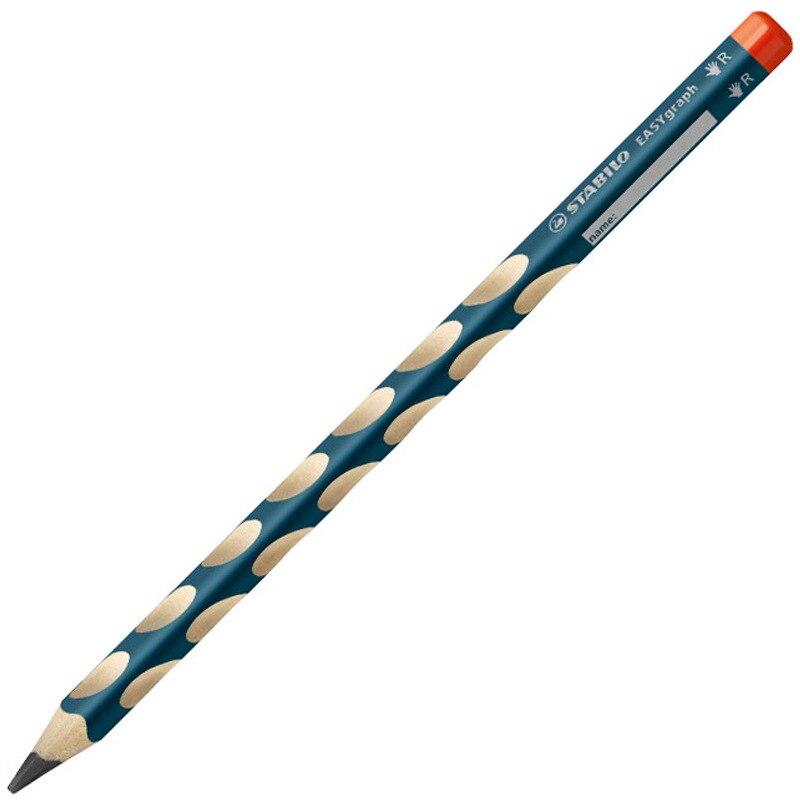 6 pièces Stabilo EasyGraph crayon de Graphite ergonomique HB gauche/droitier sûr Non toxique crayons Standard bureau école crayon