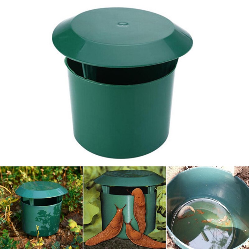 10 x 9.2 Cm Slug and Snail Trap Catch Slugs Snails Garden Snail Traps For Kids and Pets Eco-Friendly