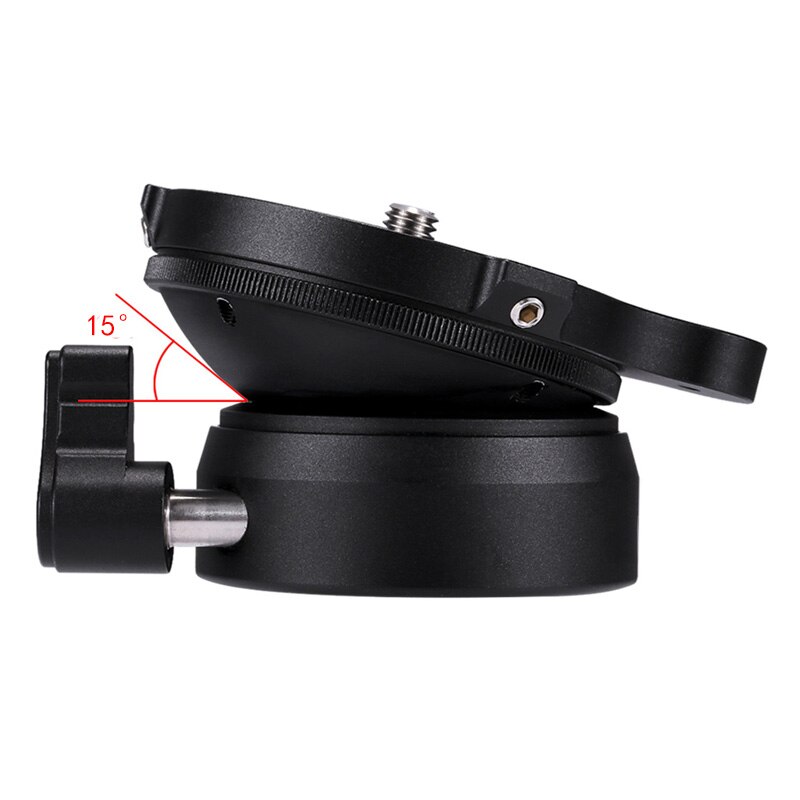Leveling Table Hemispherical Base PTZ Tripod Camera Leveling Seat Above Head Shoot Camera Tripod Gimbal Head Pan Head: LDY-60