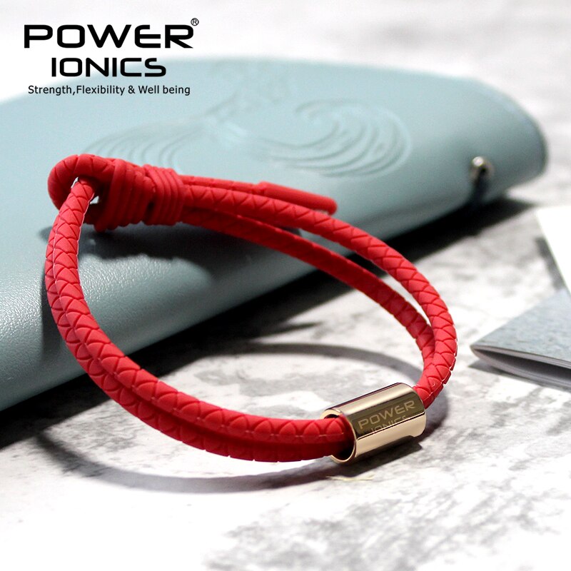 Power Ionics WEAVE BAND Unisex Waterproof Ions and Germanium Sports Bracelet Free Lettering