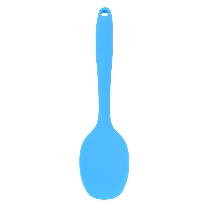 Cuchara raspadora de silicona resistente al calor, Mango integrado, cuchara para arroz, espátula para sartén, utensilios de cocina para Tartas