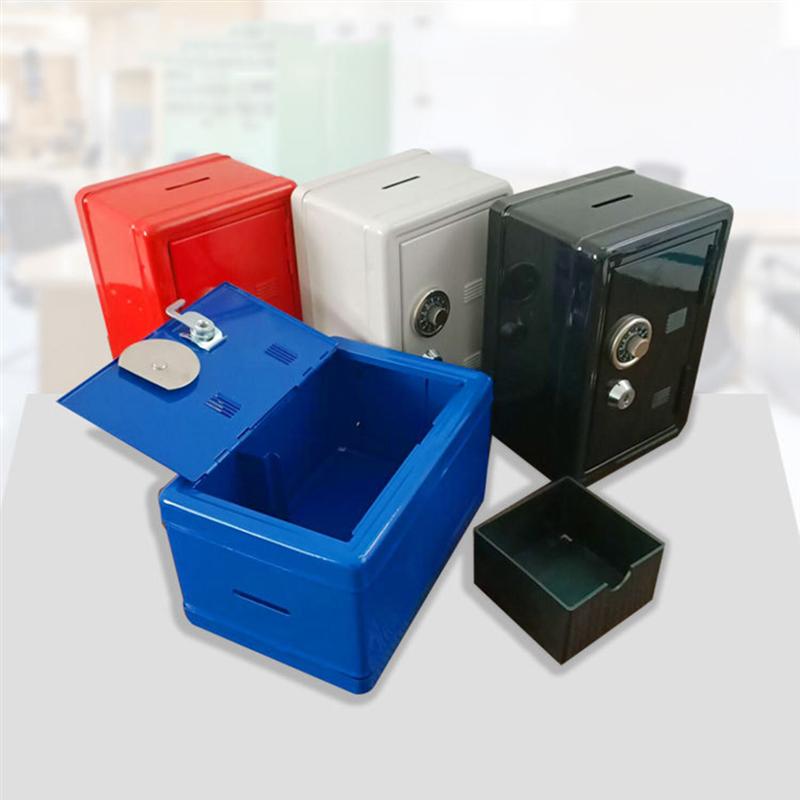 Miniatur Metall sicher Kreative Eisen Sparschwein Mini Strongbox bilden sparen Topf Schreibtisch Geld Kasten Ornamente für Heimat Elfenbein