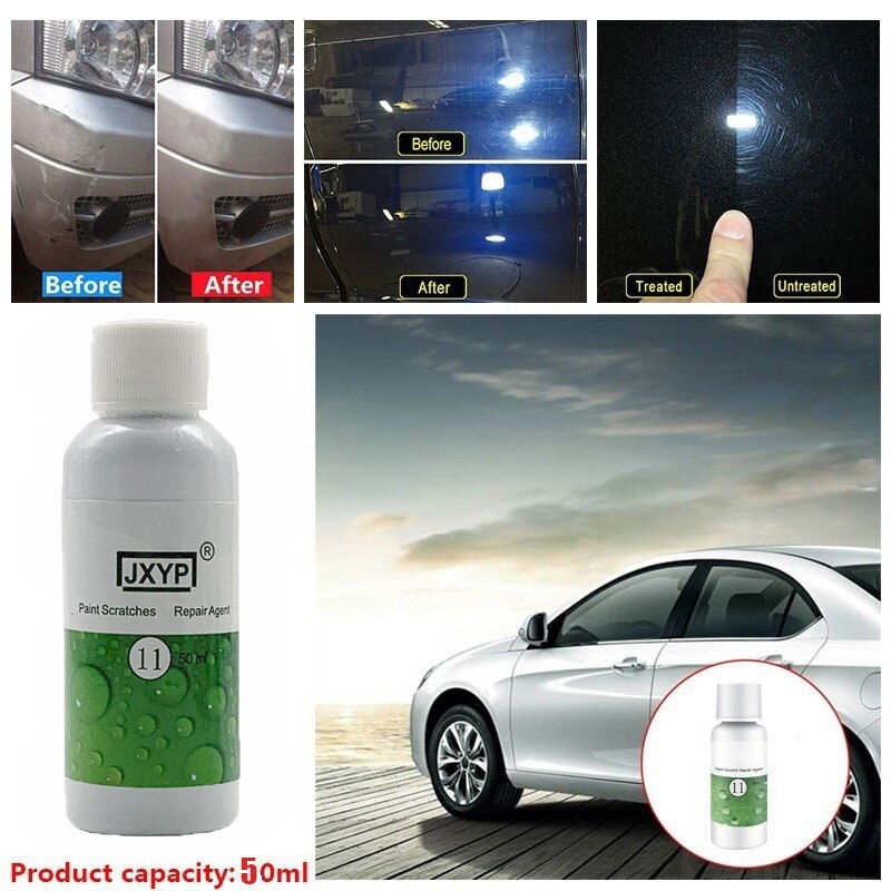 Jxyp -11-50ml bil polish lakk ripe reparasjonsmiddel polering voks lakk ripe fjerner maling pleie vedlikehold auto detaljer