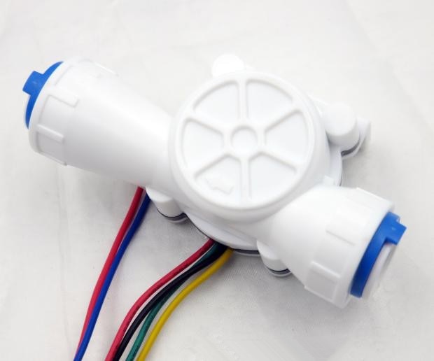 Tds &amp; Ntc Water Flow Sensor Temperatuur Geleidbaarheid Sensor Hall Flow Sensor Meter 6 Draden