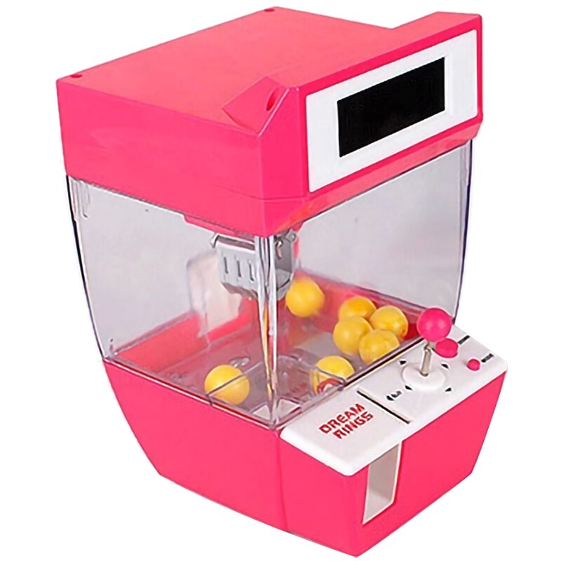 Puppe Klaue Maschine Mini Slot Spiel Vending Candy Maschine Grabber Arcade Desktop Gefangen Spaß Musik Lustige Spielzeug Gadgets Kinder